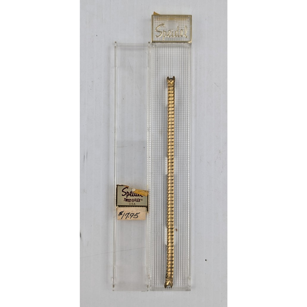 Speidel Gold Twist O Flex Stainless Steel Women Watch Band